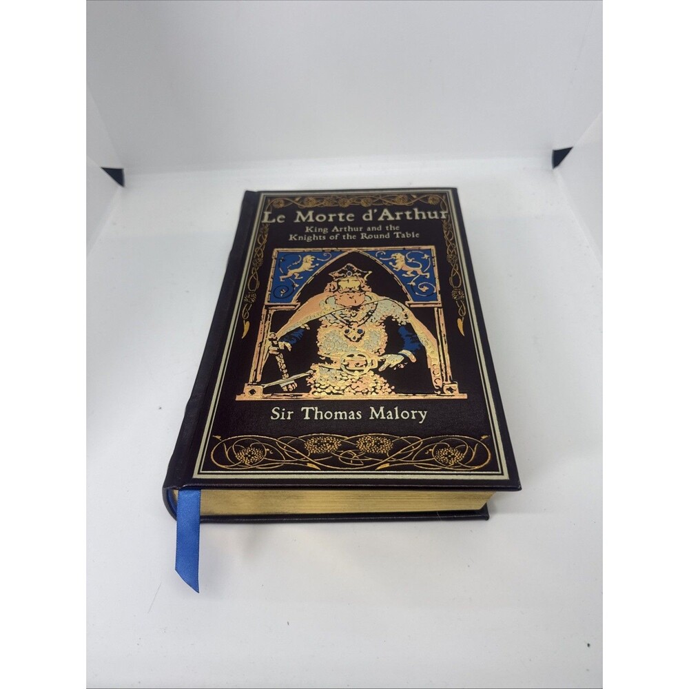 LE MORTE D'ARTHUR: KING ARTHUR AND THE KNIGHTS OF ROUND TABLE Leather Bound NEW